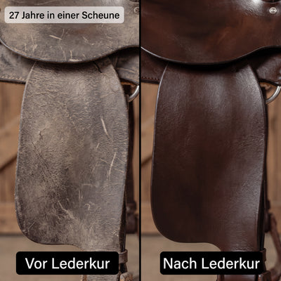 LederKur — Die alte Sattler-Salbe für Leder und Holz