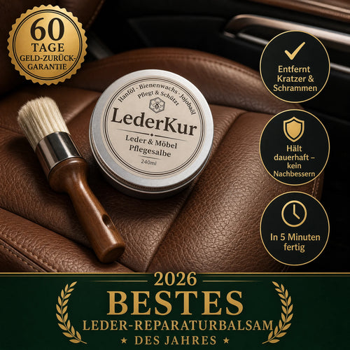 LederKur Auto — Die Profi-Reparaturcreme für Autoleder