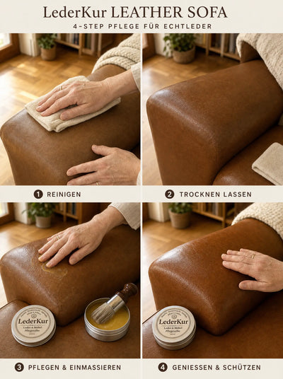LederKur — Die alte Sattler-Salbe für Leder Sofa V1