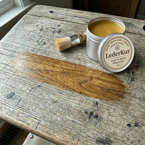 LederKur — Die Salbe für Holz und Leder